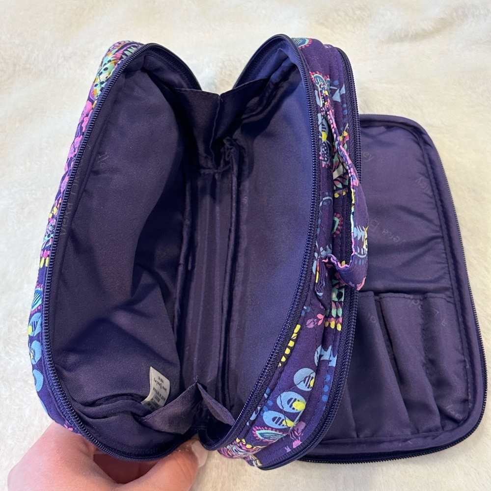 Vera Bradley Batik Travel Cosmetic Bag - Picture 3 of 7